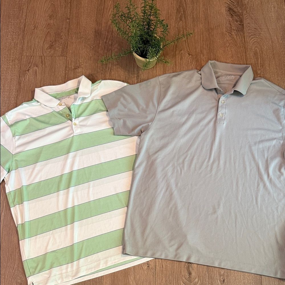 ((2 PIECE)) MENS NIKE GOLF POLOS EEEUC SIZE XXL